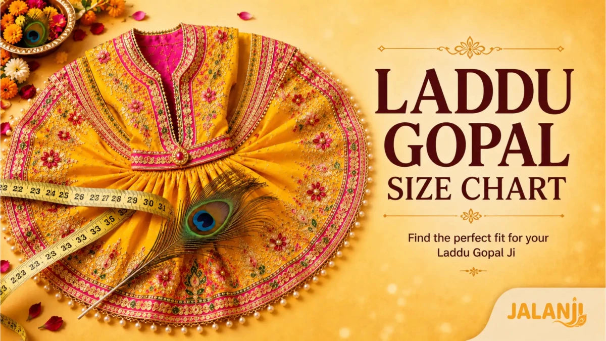 Laddu Gopal Size Chart: How to Measure Your Laddu Gopal Dress - JalanJi