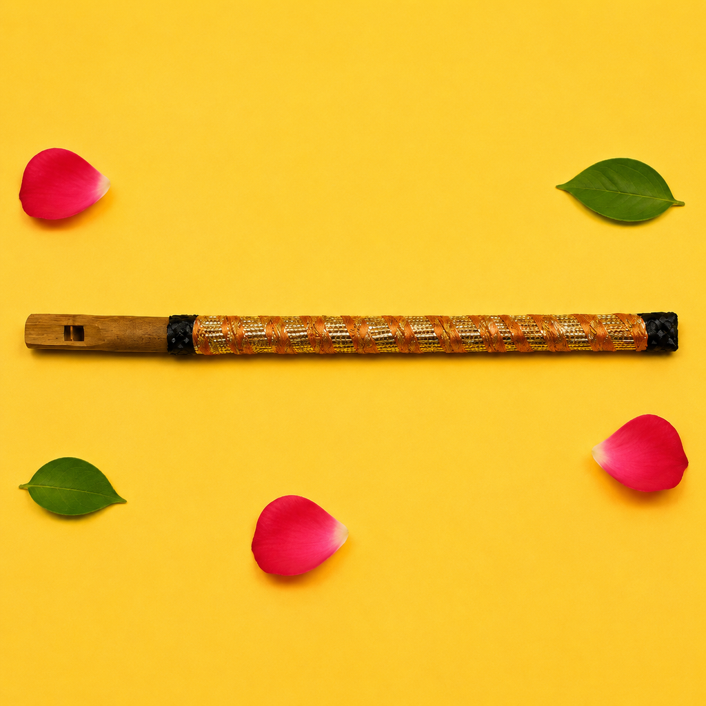 Zari Work Decorative Bansi (Flute) for Kanha Ji