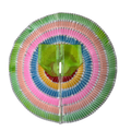 Multicolor Pleated Ring Ladoo Gopal Poshak – Green Center