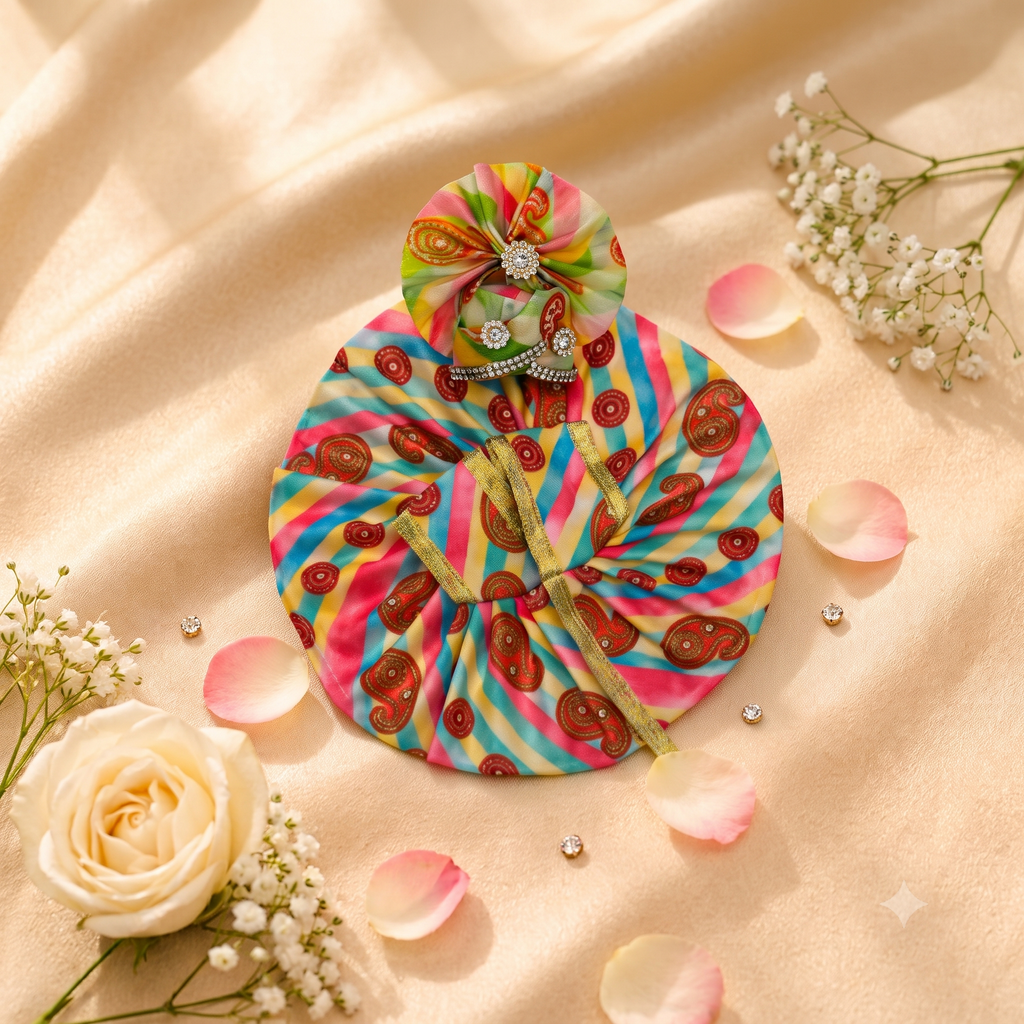 Multicolor Laddu Gopal Poshak (For little Kanha Ji)
