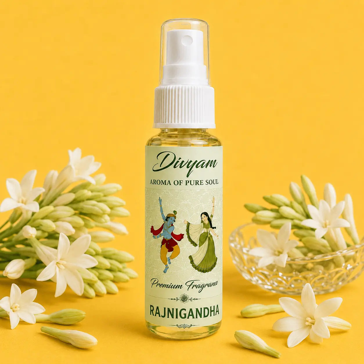 Mandir Pooja & Shringar Fragrance Spray - Rajnigandha (100ml)