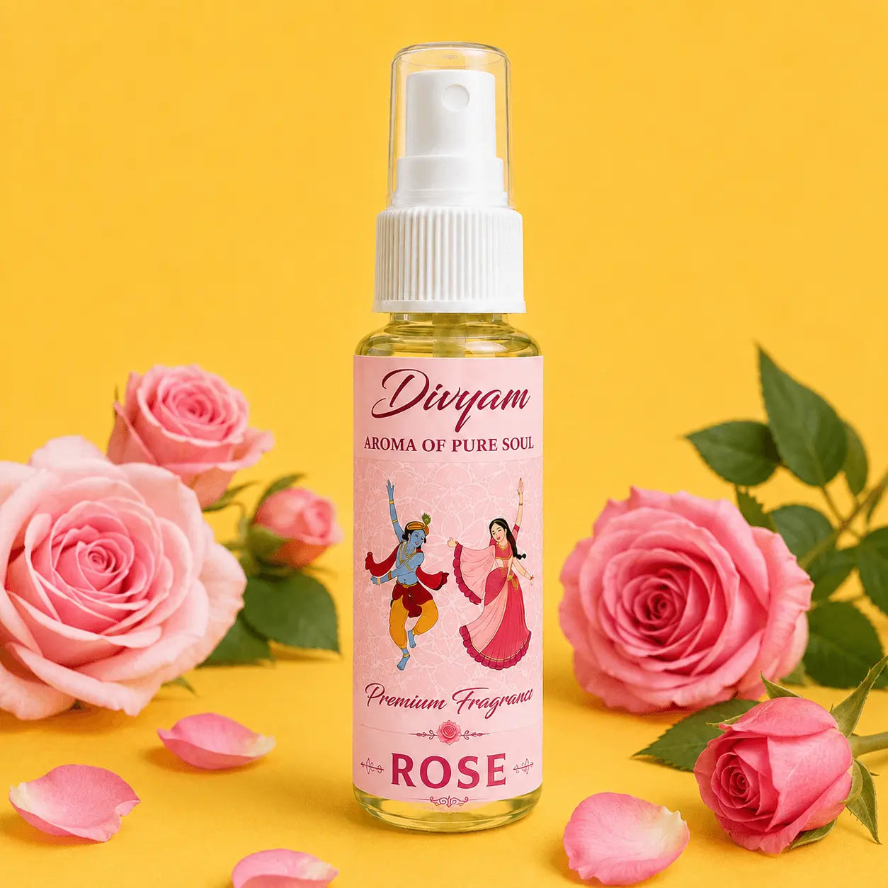 Mandir Pooja & Shringar Fragrance Spray - Rose (100ml)