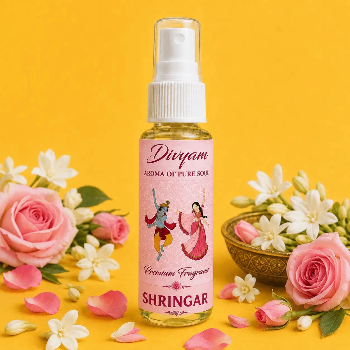 Mandir Pooja & Shringar Fragrance Spray - Shringar Blend (100ml) - JalanJi