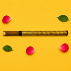 Zari Work Decorative Bansi (Flute) for Kanha Ji - JalanJi